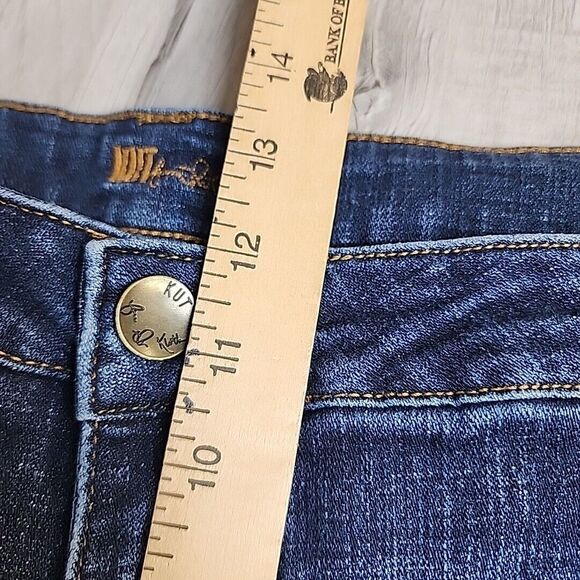 KUT From The Kloth Catherine Boyfriend Jeans Women 22W KP494GZ4 Blue Denim - Picture 8 of 11